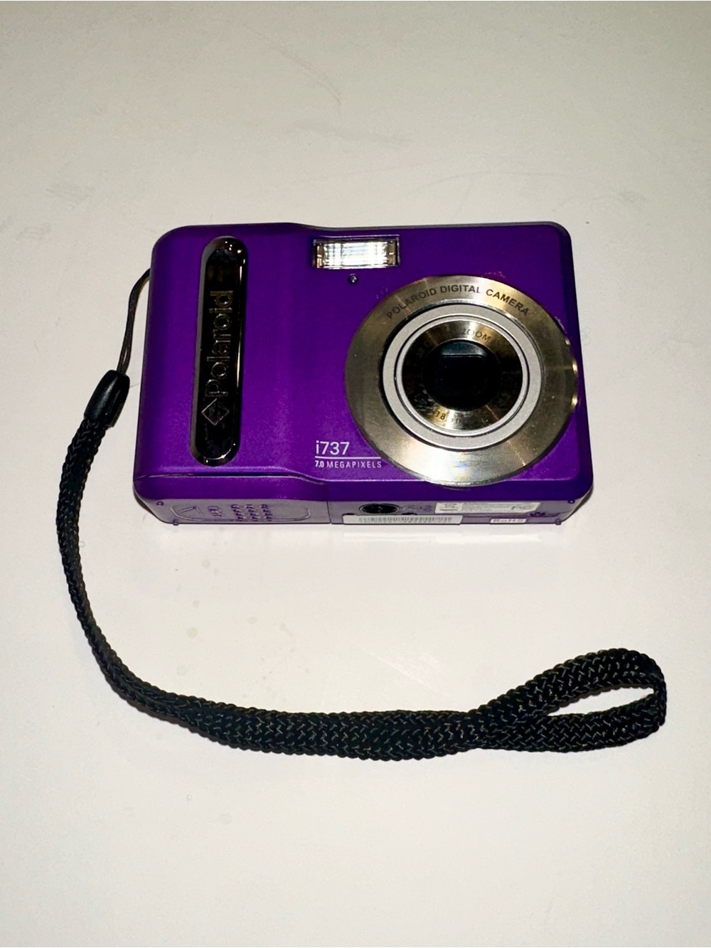 Polaroid i737 7.0MP Purple Digital Camera Purple Tested W Case